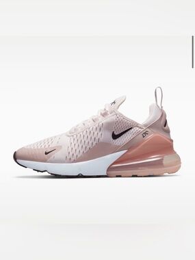 Nike Women's Air Max 270 Light Pink & Rose Gold Sneakers